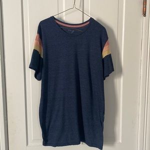 Marine Layer Banks Tee in Navy Heather